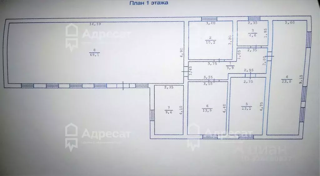 Дом в Волгоградская область, Ленинский район, с. Заплавное Октябрьская ... - Фото 1