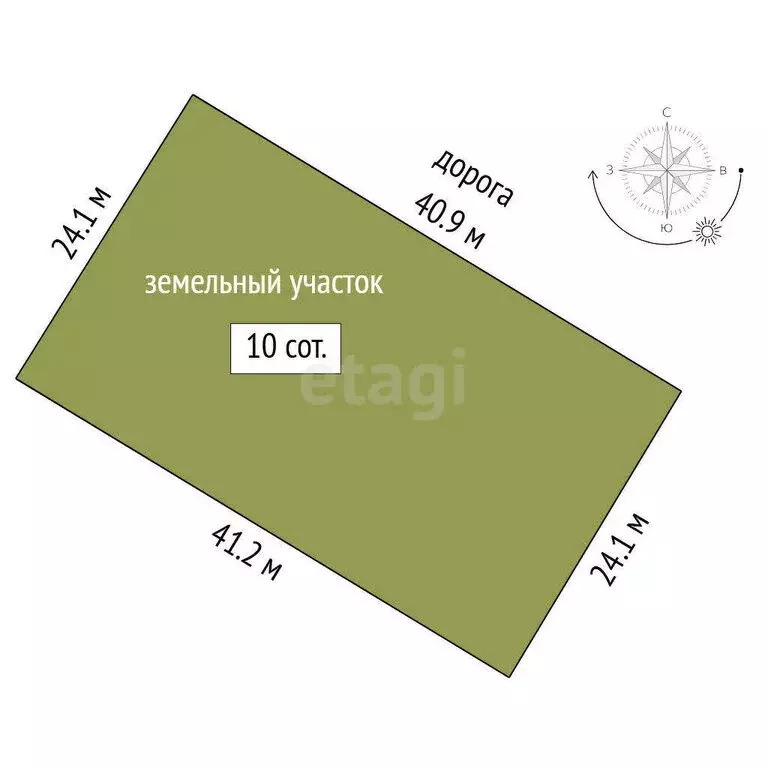 Участок в Тюменский район, деревня Криводанова, улица Ломоносова (10 ... - Фото 0