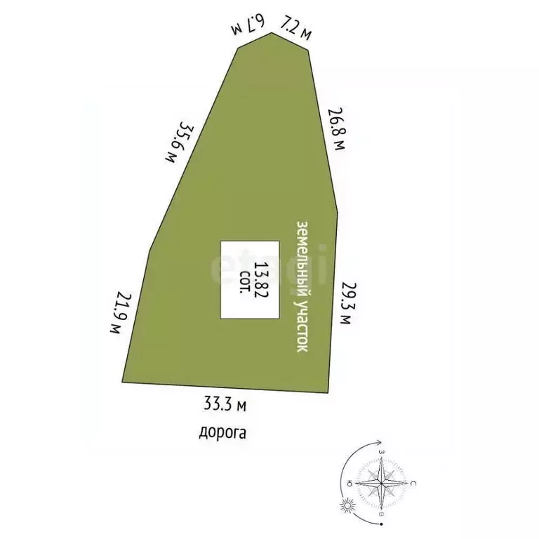 Участок в Крым, Симферопольский район, Перовское с/пос, с. ... - Фото 2