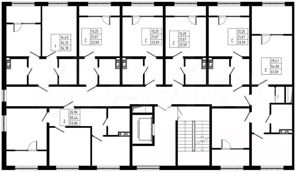 Квартира-студия, 23,6 м, 6/8 эт. - Фото 1