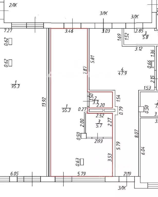 Помещение свободного назначения в Санкт-Петербург просп. Энгельса, 31 ... - Фото 2
