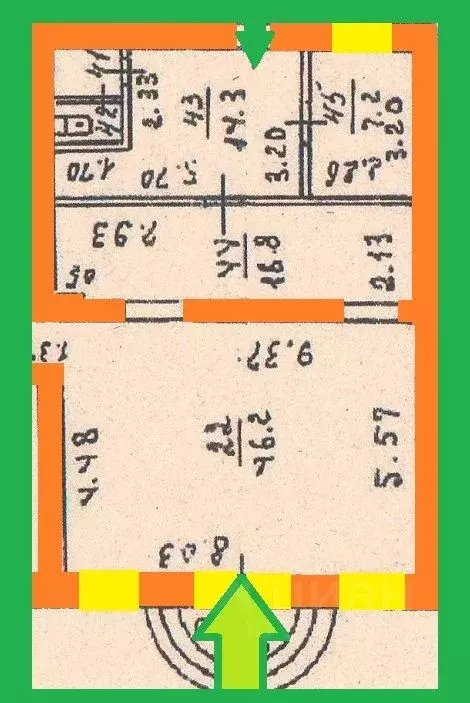 Торговая площадь в Орловская область, Орел Комсомольская ул., 78 (87 ... - Фото 1