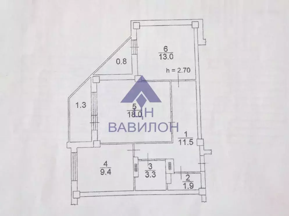 2-к кв. Ростовская область, Волгодонск Индустриальная ул. (57.1 м) - Фото 1
