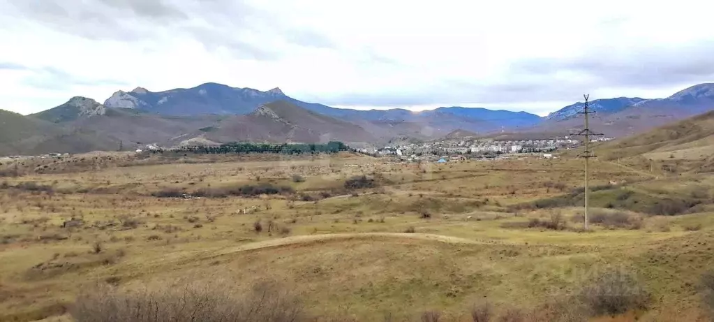 Участок в Крым, Феодосия муниципальный округ, Коктебель пгт  (6.85 ... - Фото 1