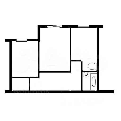 2-к. квартира, 51,6 м, 3/9 эт. - Фото 0