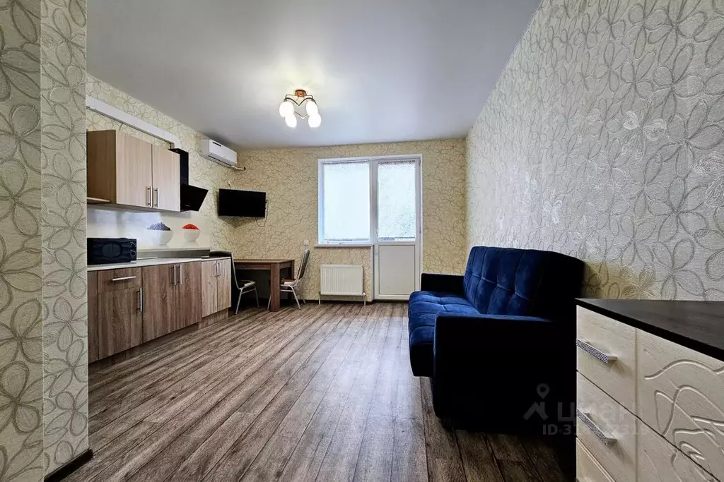 Студия Краснодарский край, Краснодар ул. Героя Пешкова, 14к2 (27.3 м) - Фото 1