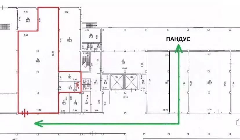 Склад в Москва 2-й Хорошевский проезд, 7К1 (716 м) - Фото 1