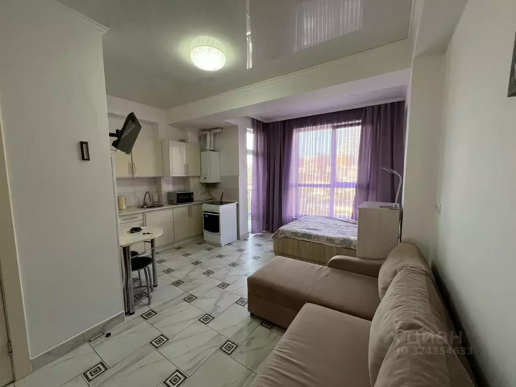 Студия Краснодарский край, Сочи ул. Гастелло, 28 (27.0 м) - Фото 2