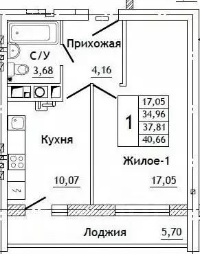 1-к кв. Смоленская область, Смоленский муниципальный округ, д. ... - Фото 0