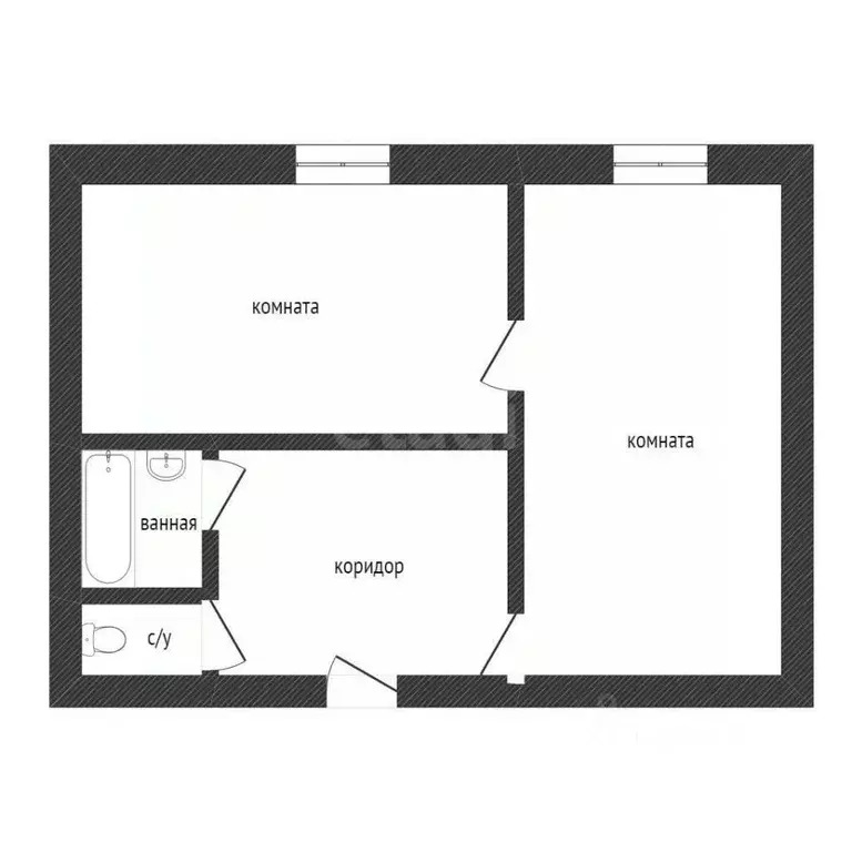 2-к кв. Курганская область, Курган Энергетики жилрайон, Кулацкий мкр, ... - Фото 2