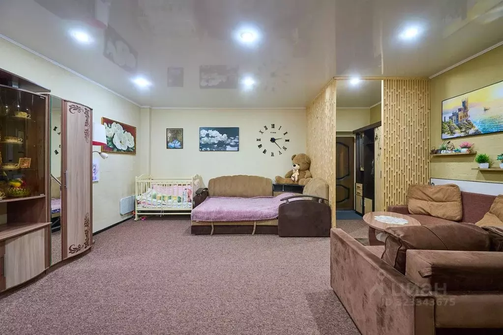 1-к кв. Краснодарский край, Краснодар Сады Калинина мкр, пер. Цветной, ... - Фото 1