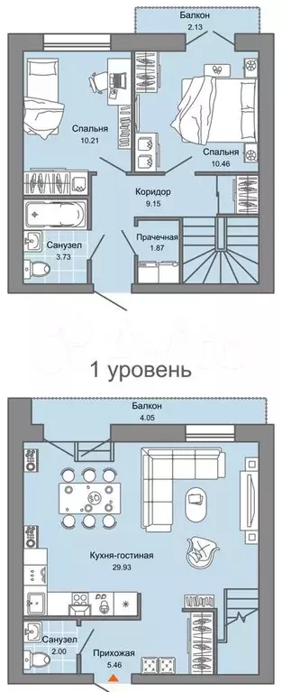 3-к. квартира, 75 м, 7/9 эт. - Фото 0