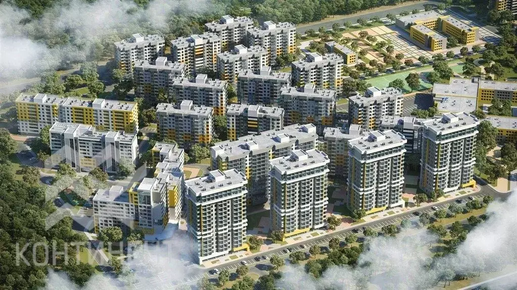 1-к кв. Крым, Симферопольский район, Молодежное пгт ул. Парковая (32.5 ... - Фото 1