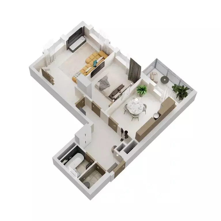 2-комнатная квартира: Новороссийск, проспект Дзержинского, 264к2 ... - Фото 2