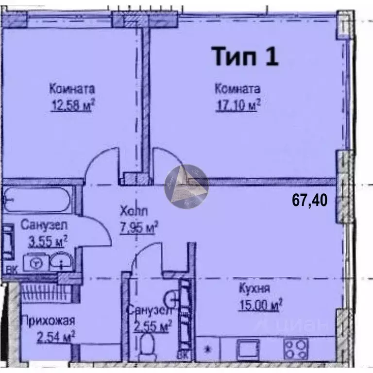 2-к кв. Крым, Алупка ул. И. Левитана, 3Д (67.4 м) - Фото 1