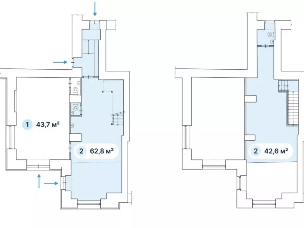 Торговая площадь в Москва Ленинградский просп., 71КГ (105 м) - Фото 2