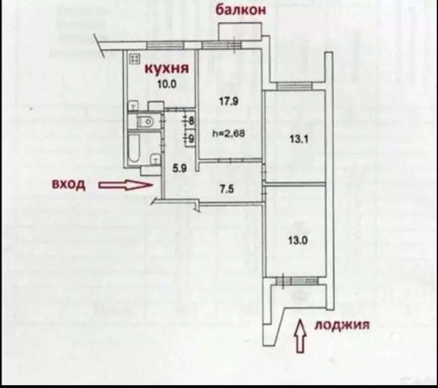Комната Москва ул. Мусы Джалиля, 4К5 (18.0 м) - Фото 1