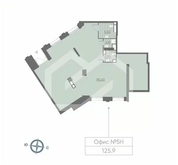 Торговая площадь в Москва Ильменский проезд, 2 (126 м) - Фото 1