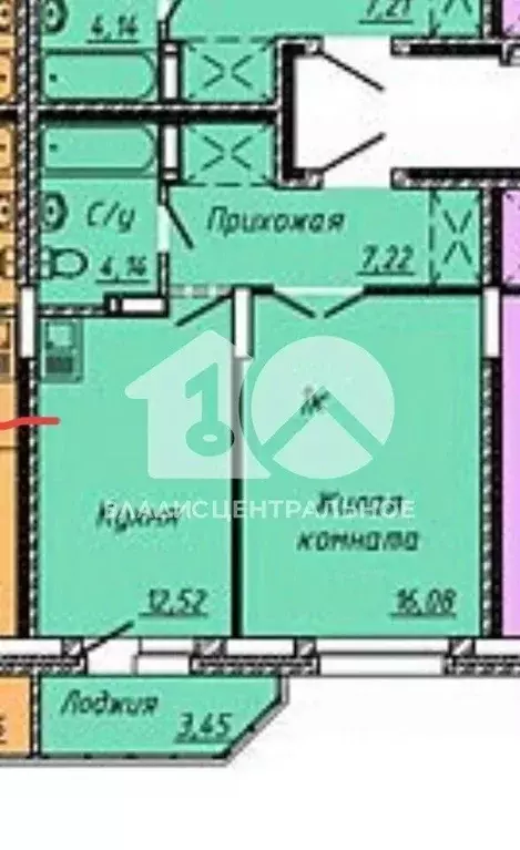 1-к кв. Новосибирская область, Новосибирск Обская ул., 82 (39.8 м) - Фото 1