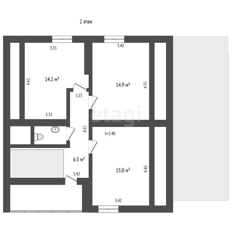 Дом в Ярославская область, Ростовский муниципальный округ, село ... - Фото 1