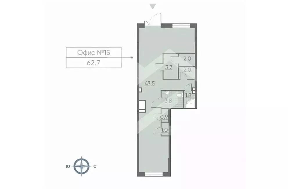 Торговая площадь в Москва Производственная ул., 19к1 (63 м) - Фото 2