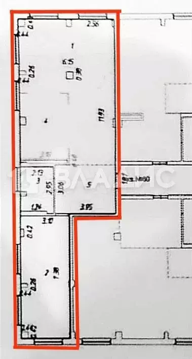 4-к. квартира, 93 м, 4/4 эт. - Фото 0