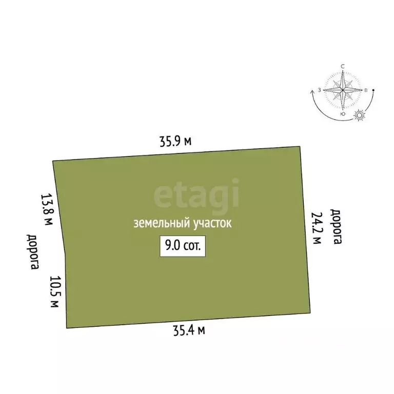 Участок в Башкортостан, Стерлитамакский район, Казадаевский сельсовет, ... - Фото 2