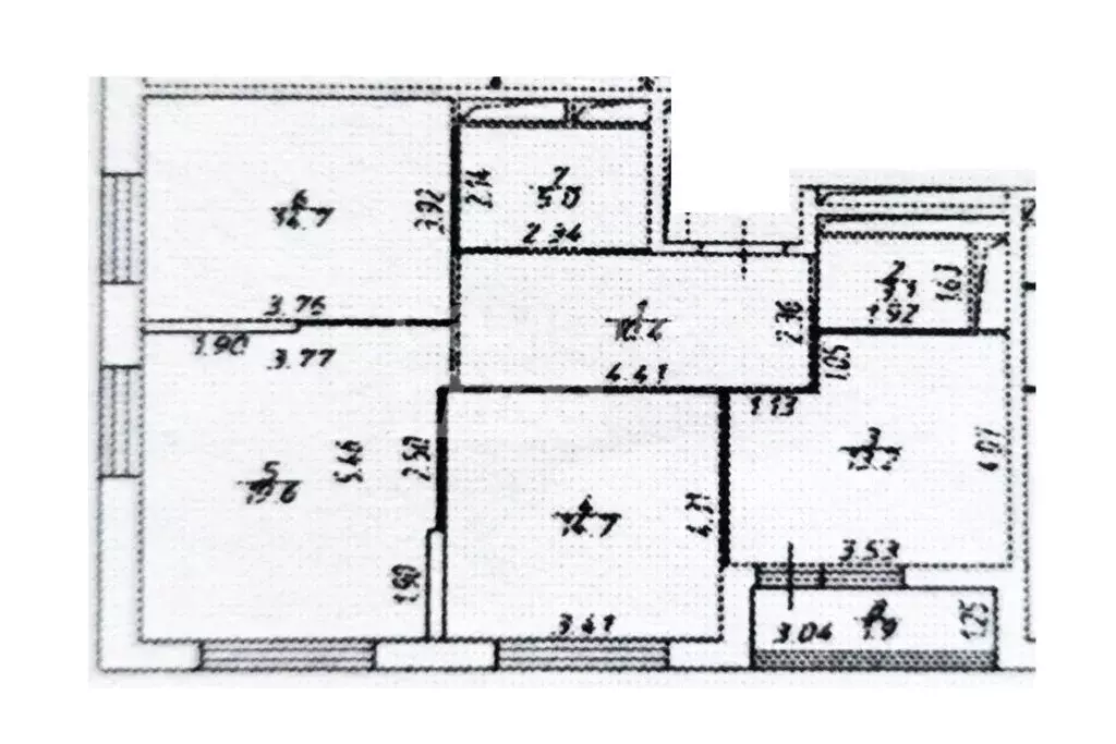 3-комнатная квартира: Москва, Варшавское шоссе, 168 (84 м) - Фото 2