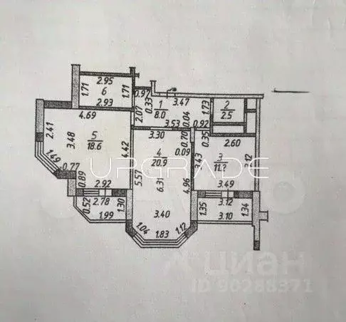 2-к кв. Орловская область, Орел Полесская ул., 57 (66.2 м) - Фото 1