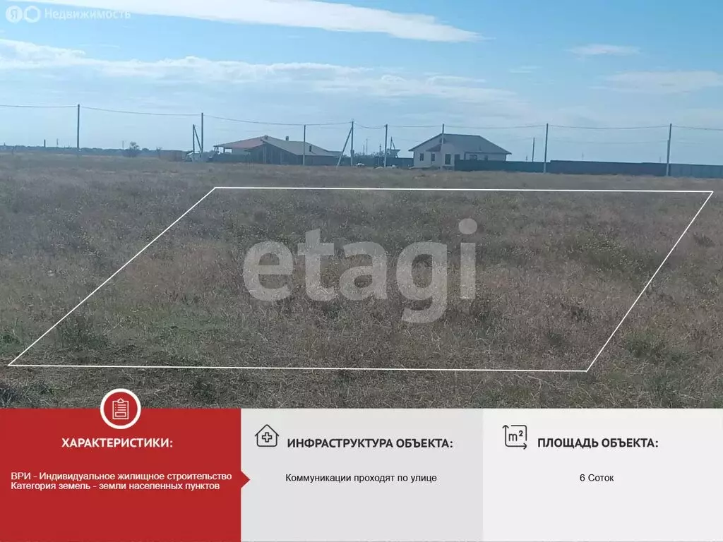 Участок в Уютное, коттеджный посёлок Лазурный, Черничная улица (6 м) - Фото 2