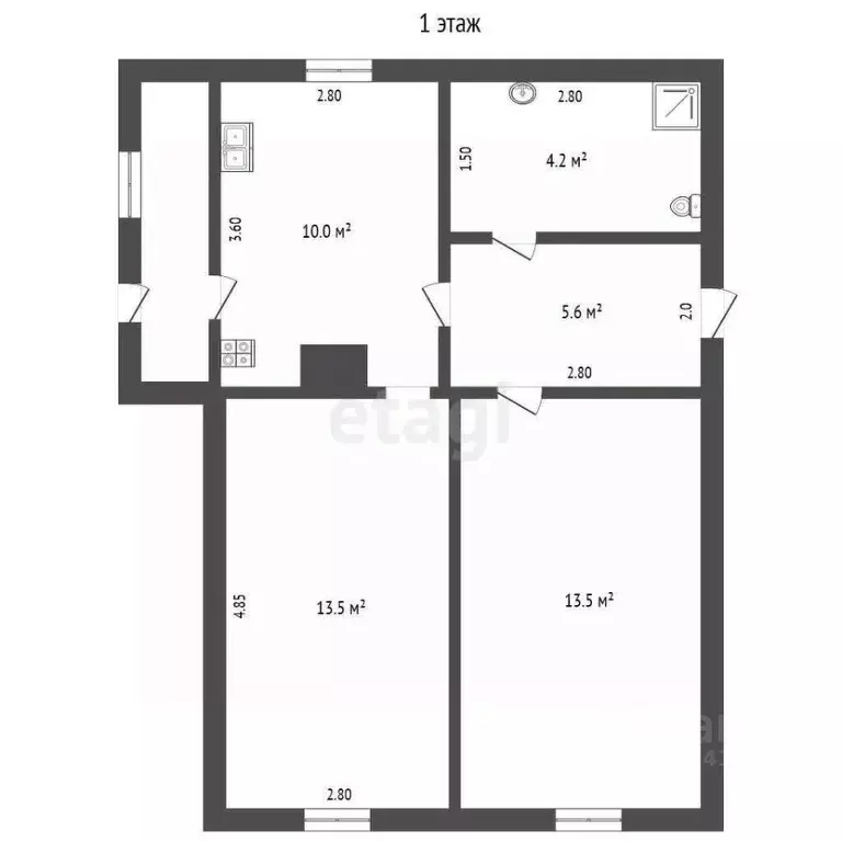 Дом в Вологодская область, Череповецкий район, д. Горка (Домозеровский ... - Фото 2