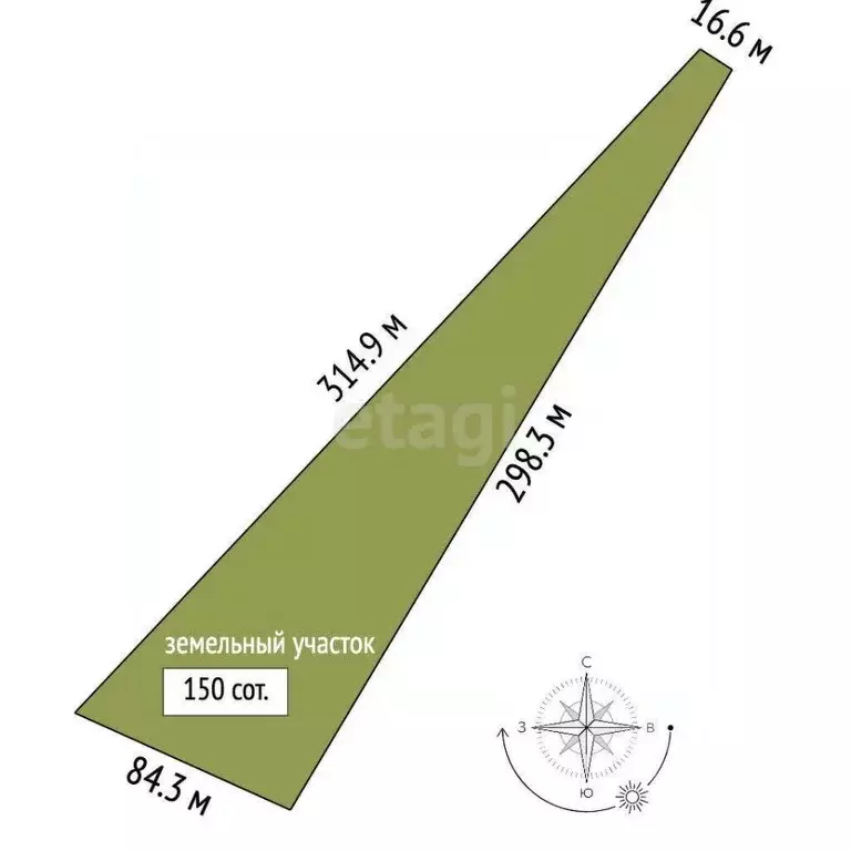 Участок в Крым, Бахчисарайский район, с. Железнодорожное  (150.0 сот.) - Фото 2