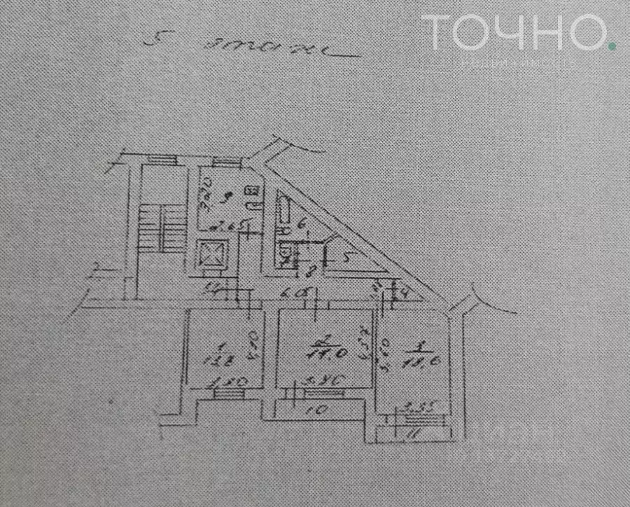 3-к кв. Пензенская область, Пенза ул. Дзержинского, 15 (78.0 м) - Фото 2