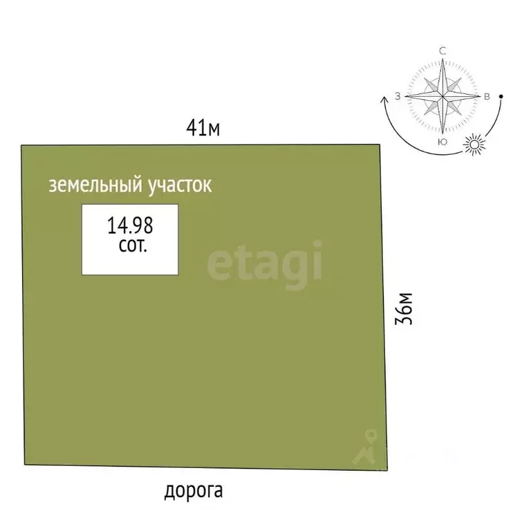 Участок в Тюменская область, Тюменский муниципальный округ, пос. ... - Фото 2