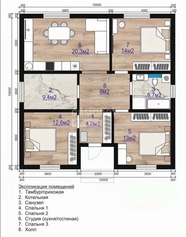 Дом в Челябинская область, Сосновский муниципальный округ, д. Ключи ... - Фото 2
