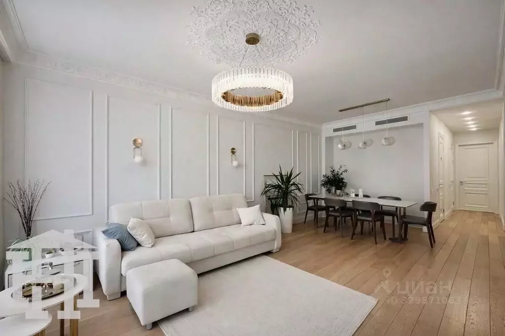 4-к кв. Москва 3-я Хорошевская ул., 25к5 (111.0 м) - Фото 1