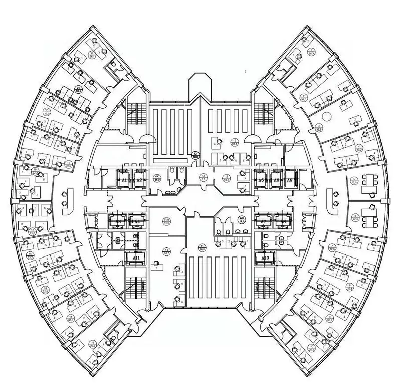 Офис в Москва наб. Тараса Шевченко, 23А (535 м) - Фото 1