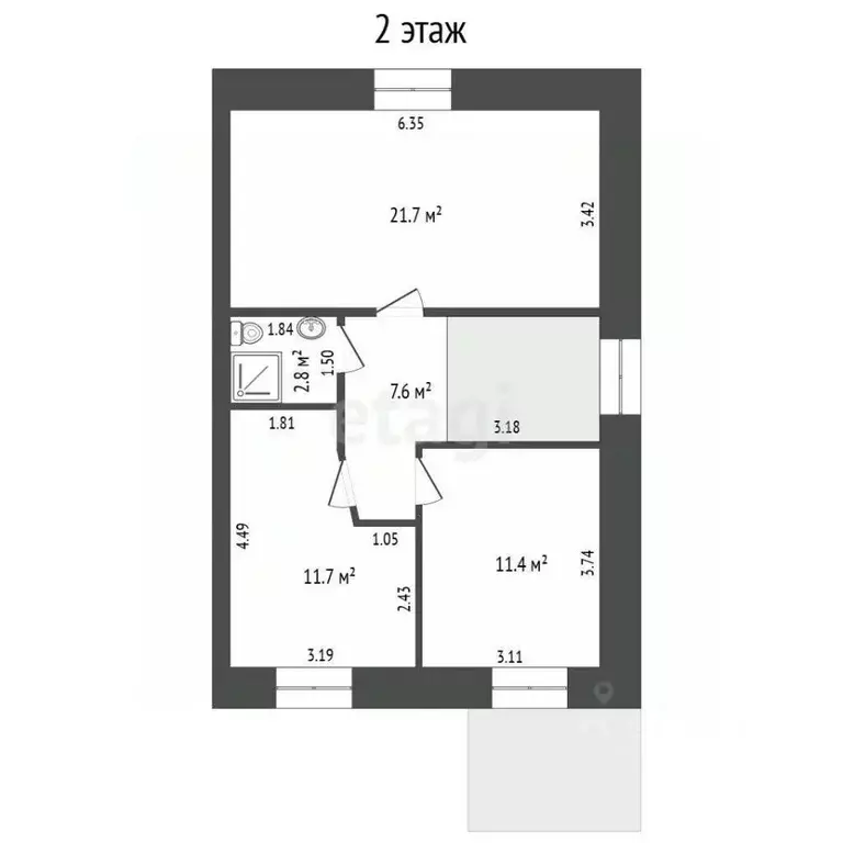 Дом в Омская область, Омск ул. 3-я Кольцевая, 14 (128 м) - Фото 1
