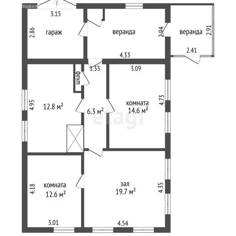 Дом в Челябинская область, Троицкий муниципальный округ, посёлок ... - Фото 2