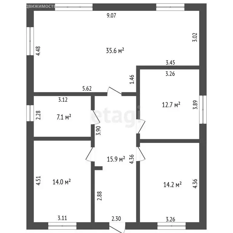 Дом в село Бархатово, улица Мичурина (105.6 м) - Фото 1