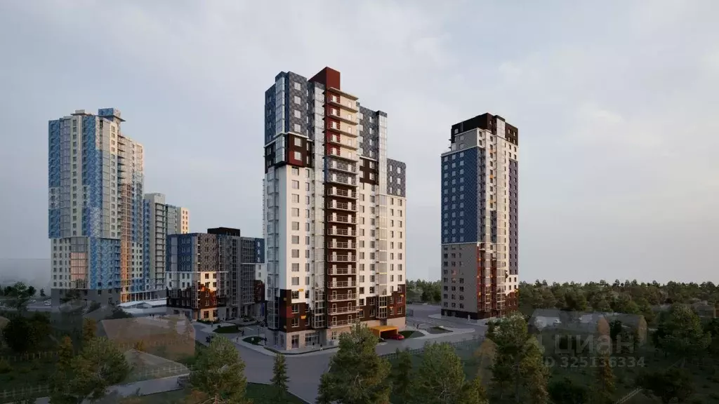 2-к кв. Карелия, Петрозаводск ул. Лермонтова, 2 (34.4 м) - Фото 1