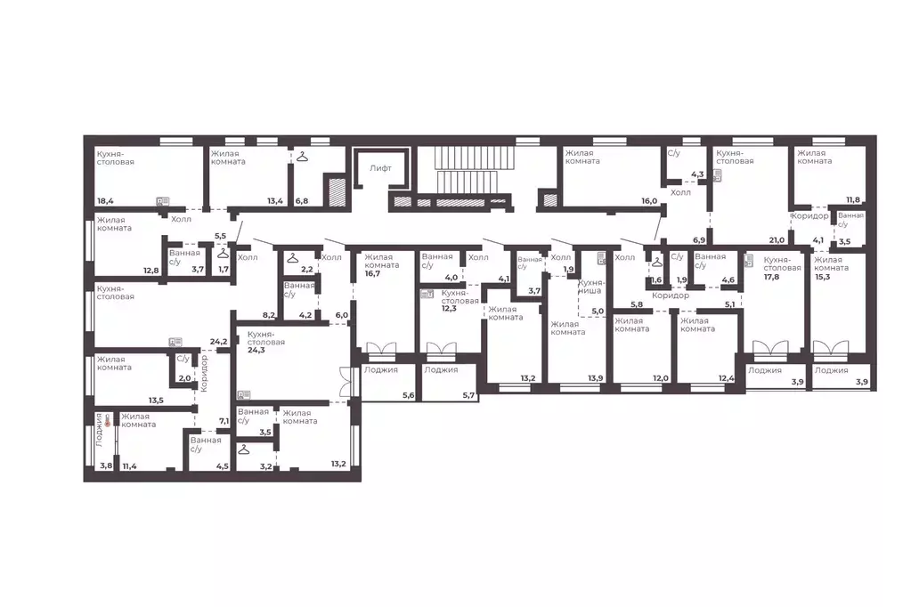 3-к кв. Челябинская область, Челябинск просп. Ленина, 1 (82.9 м) - Фото 2