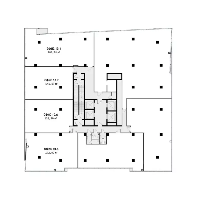 Офис в Москва ул. Неверовского, 10С6 (141 м) - Фото 2