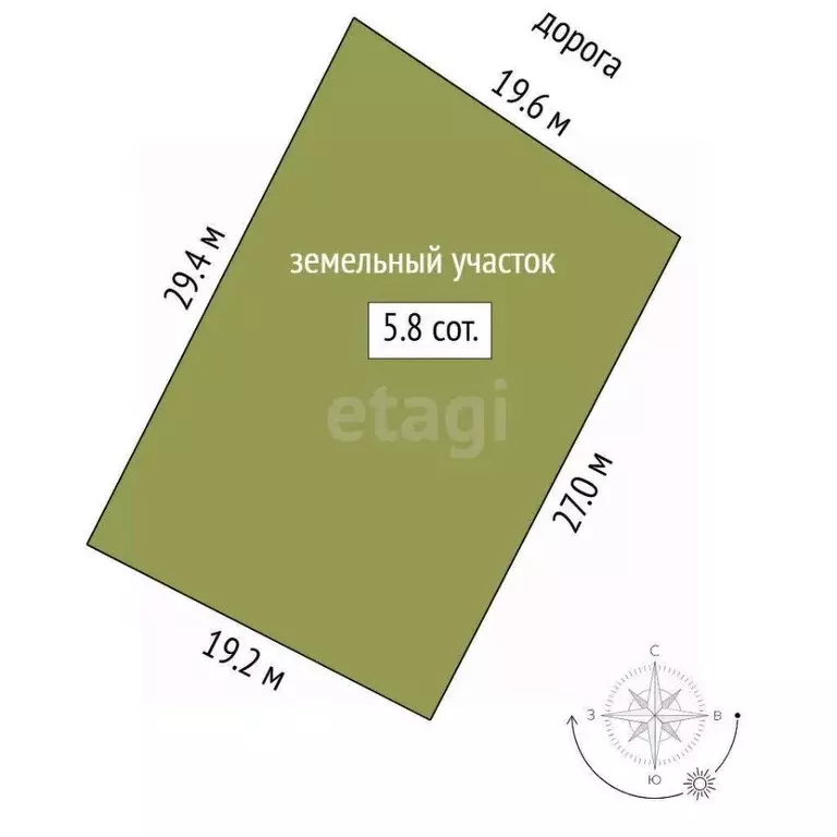 Участок в Тюменская область, Тюменский муниципальный округ, с. Борки  ... - Фото 2