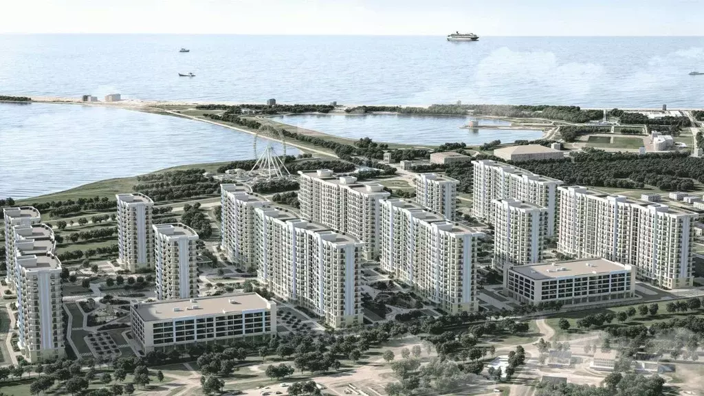 Студия Крым, Евпатория Море жилой комплекс (25.86 м) - Фото 1
