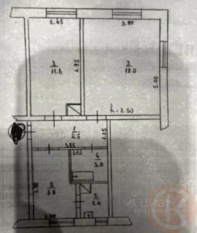 2-к кв. Крым, Евпатория ул. 29-й Авиагородок, 6 (46.4 м) - Фото 2