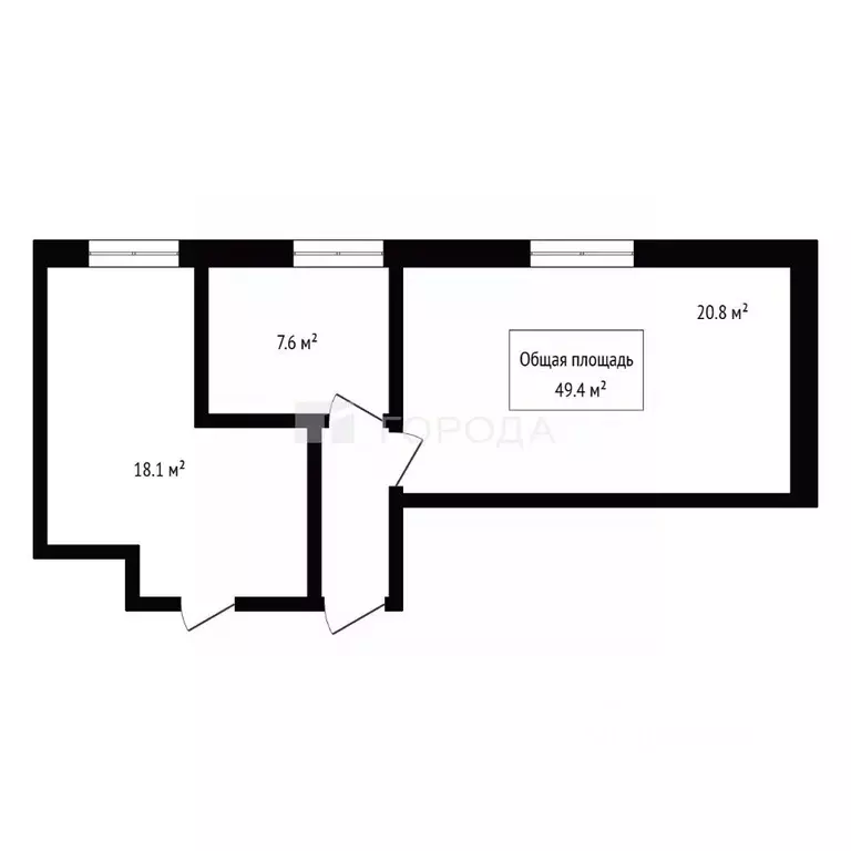 Офис в Новосибирская область, Новосибирск ул. Крылова, 36 (49 м) - Фото 1