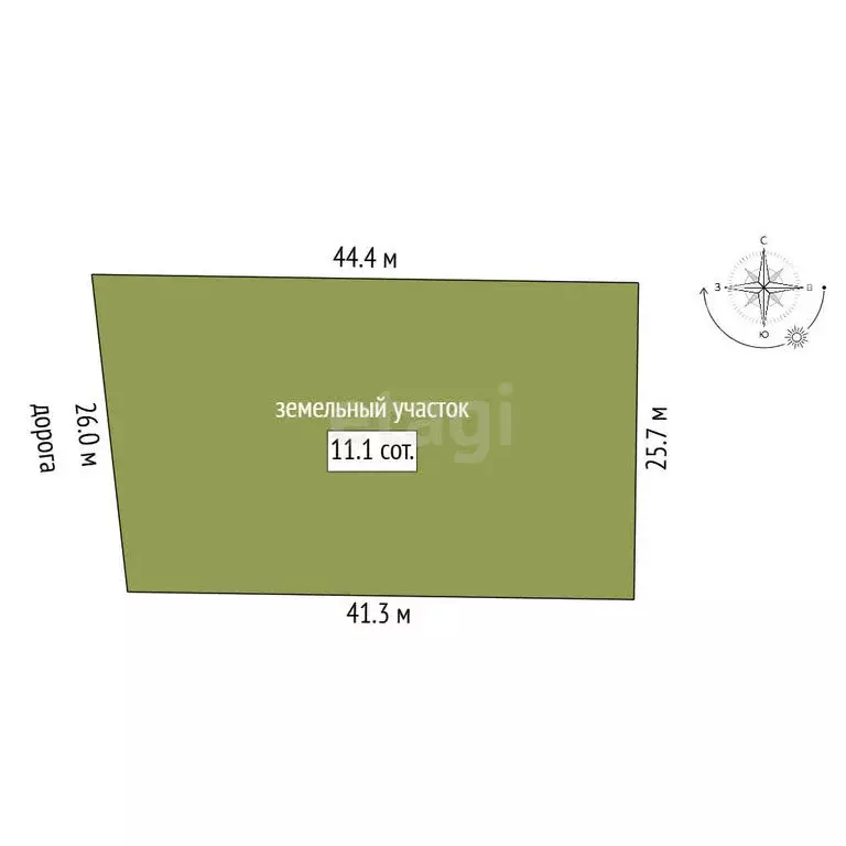 Участок в Аннинское городское поселение, дачный потребительский ... - Фото 1