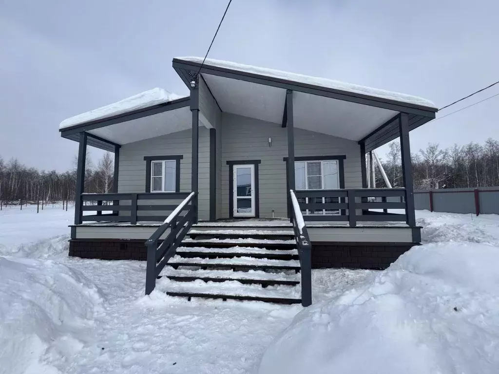 Дом в Тульская область, Заокский район, Демидовское с/пос, с. Домнино ... - Фото 1