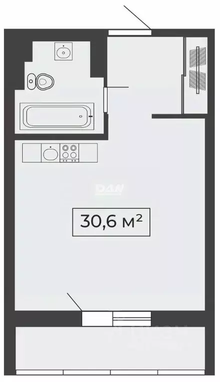 Студия Челябинская область, Челябинск ул. Молодогвардейцев, 74 (30.6 ... - Фото 2